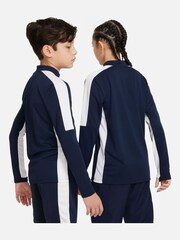 Nike Navy/White Dri-FIT Academy Half Zip Training Drill Top - Image 4 of 7
