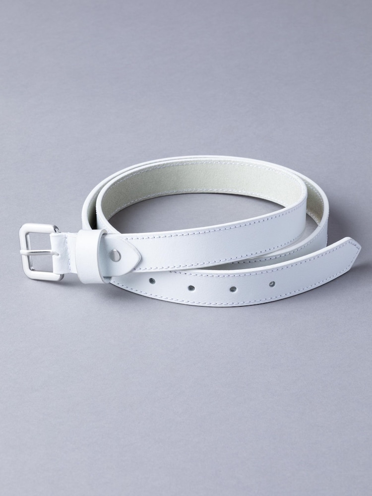 Lakeland Leather White Keswick Belt - Image 1 of 3