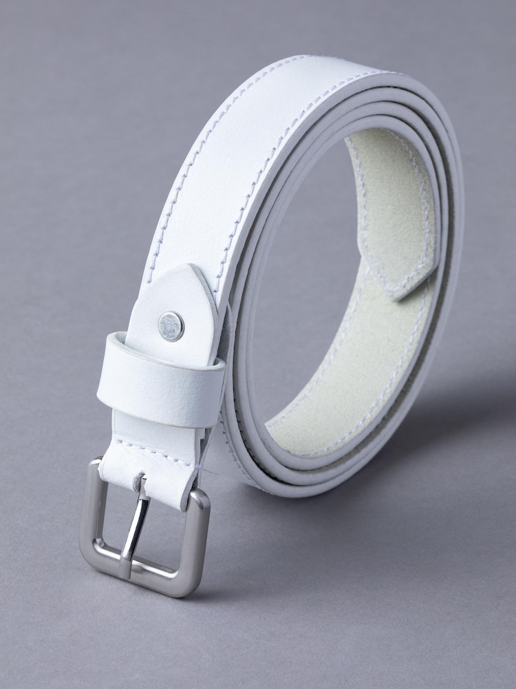 Lakeland Leather White Keswick Belt - Image 2 of 3