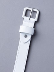 Lakeland Leather White Keswick Belt - Image 3 of 3