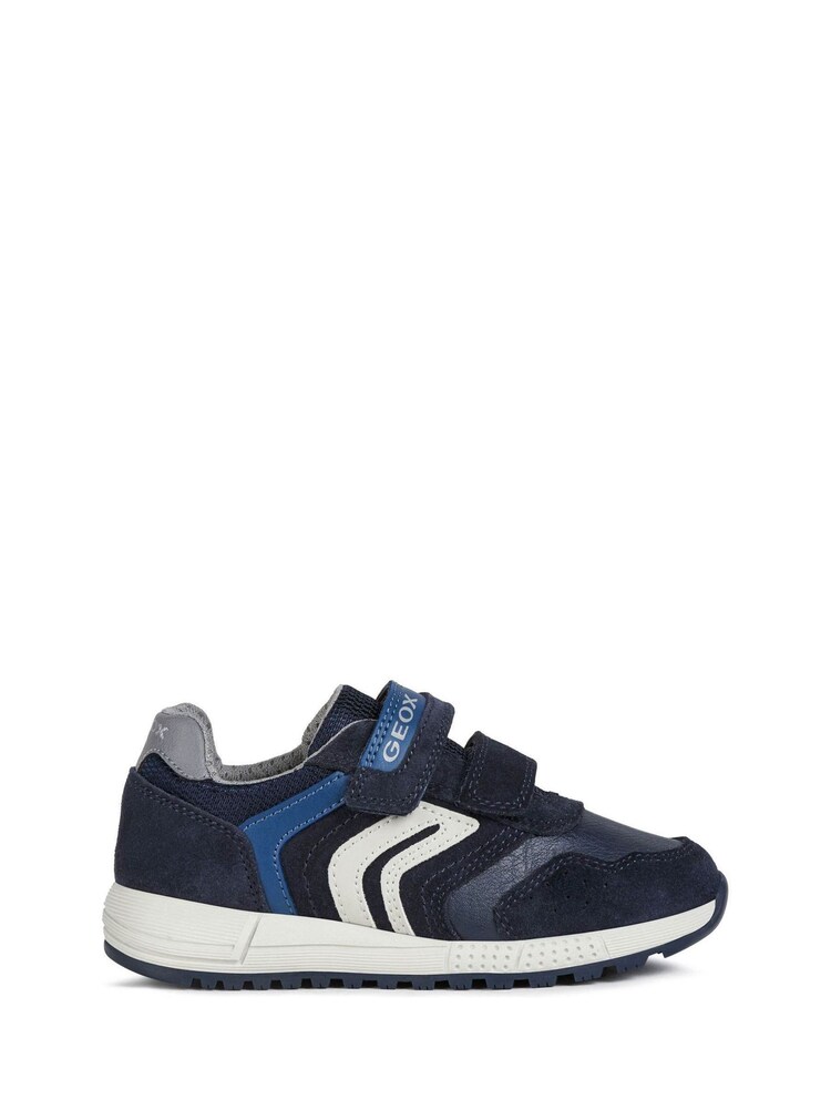 Geox Junior Boys Blue Alben Trainers - Image 1 of 6 Geox Junior Boys Blue Alben Trainers - Image 1 of 6