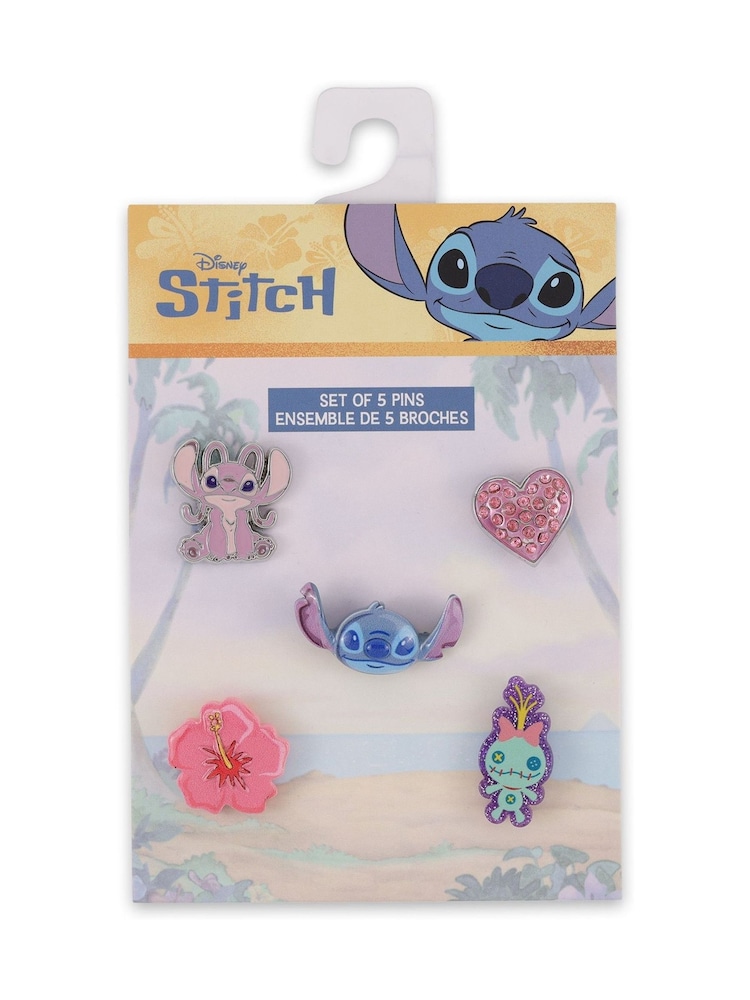 Peers Hardy Blue Disney Stitch 5 Piece Pin Set - Image 3 of 3