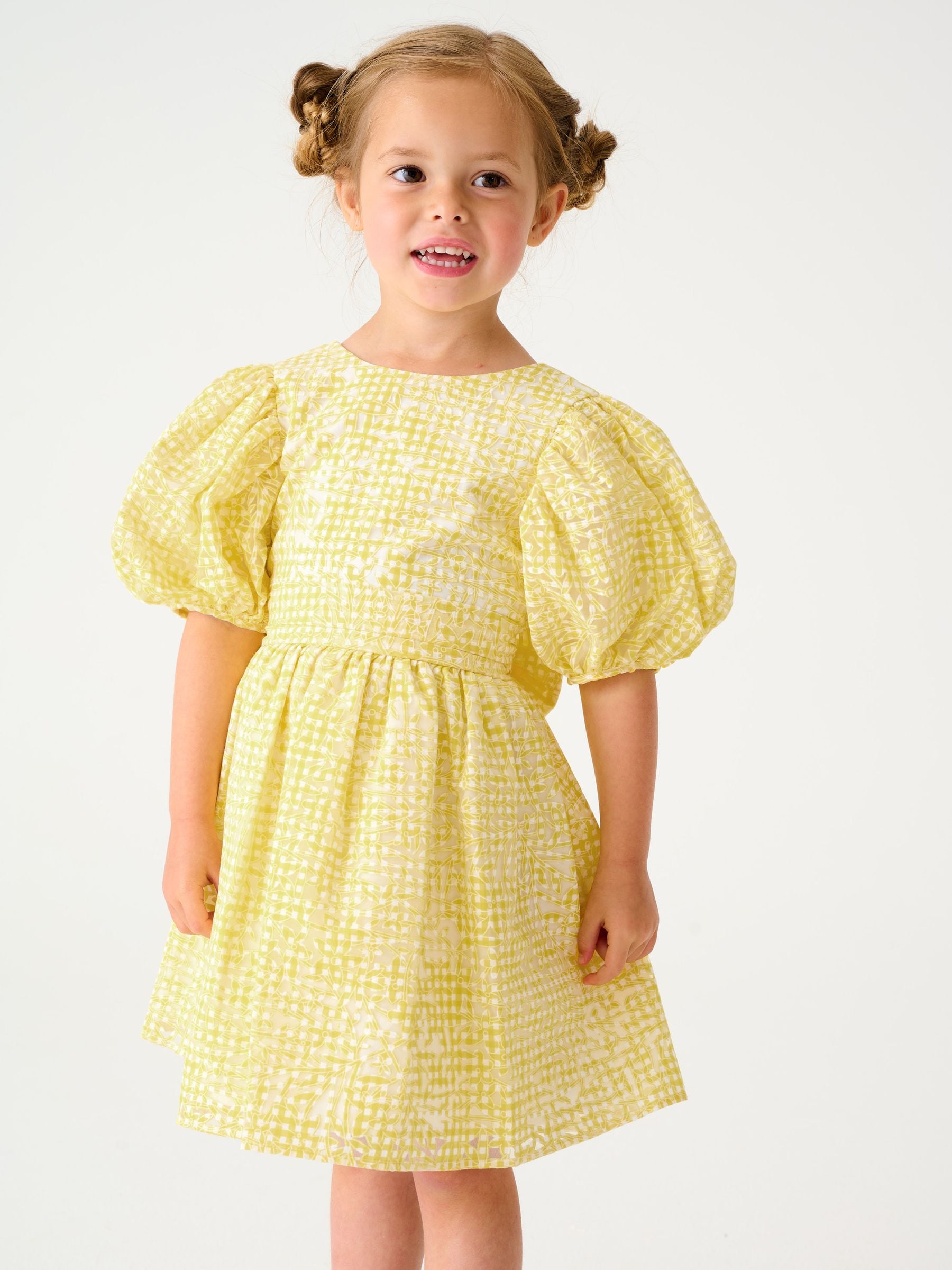Buy Baker by Ted Baker Yellow Gingham Dress from Next Luxembourg