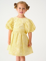 Baker by Ted Baker Yellow Gingham Dress - Image 1 of 9