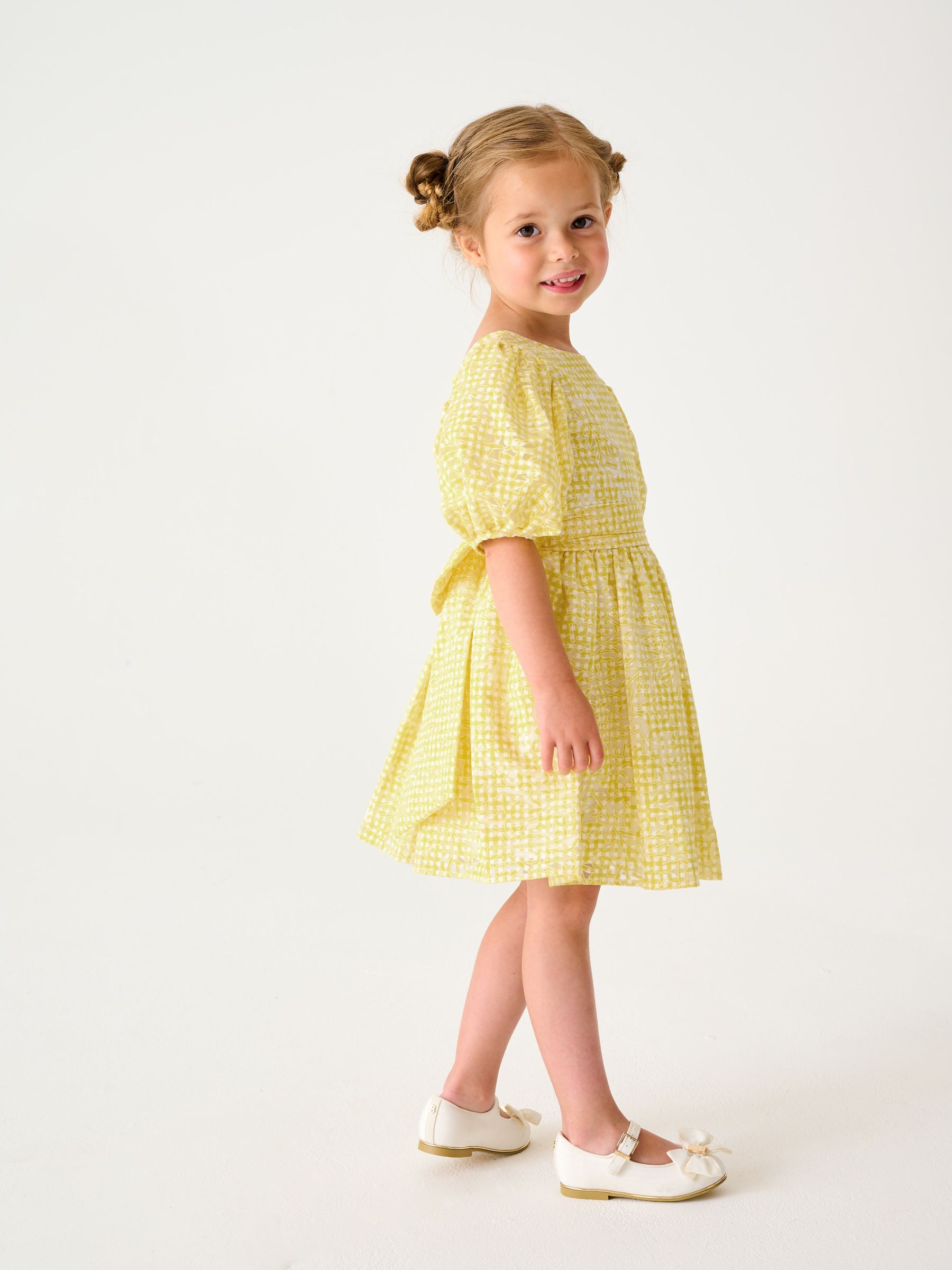 Buy Baker by Ted Baker Yellow Gingham Dress from Next Luxembourg