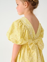 Baker by Ted Baker Yellow Gingham Dress - Image 5 of 9