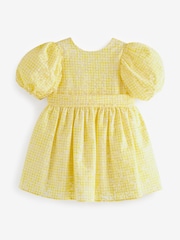 Baker by Ted Baker Yellow Gingham Dress - Image 6 of 9