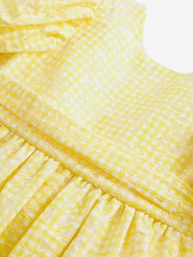 Baker by Ted Baker Yellow Gingham Dress - Image 9 of 9