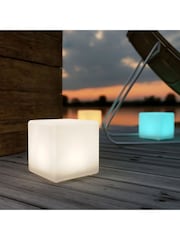 SolarCentre White ShapeLights Mini Cube Light - Image 1 of 1