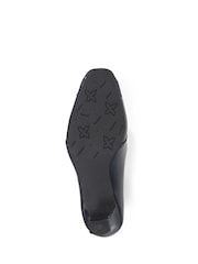 Pavers Blue Block Heeled Court Shoes - Image 5 of 5