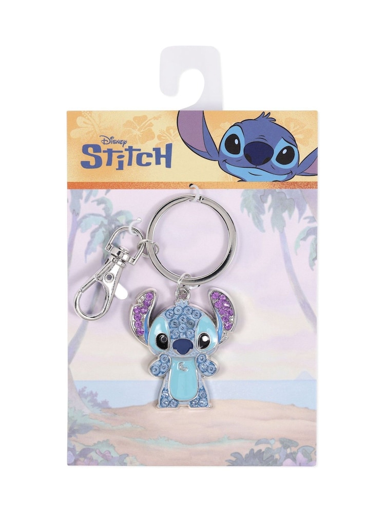Peers Hardy Silver 3D Stitch Stone Set Key Chain - Image 3 of 3