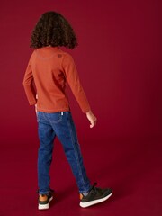 White Stuff Red Long Sleeve Abersoch T-Shirt - Image 2 of 4