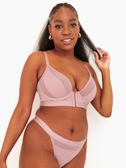 Pour Moi Pink India High Leg Thong - Image 3 of 5