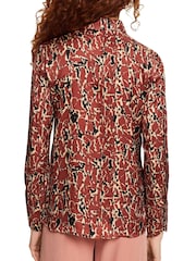 Esprit Brown Patterned Blouse - Image 4 of 7