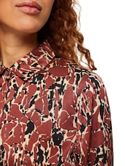 Esprit Brown Patterned Blouse - Image 5 of 7