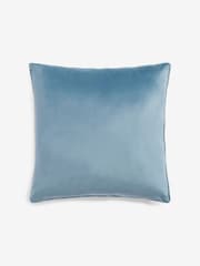 Pale Blue 59 x 59cm Matte Velvet Cushion - Image 6 of 6