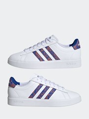 adidas White Grand Court 2.0 Shoes - Image 4 of 9