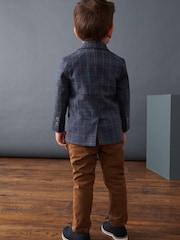 Navy Check Blazer (3mths-9yrs) - Image 2 of 6