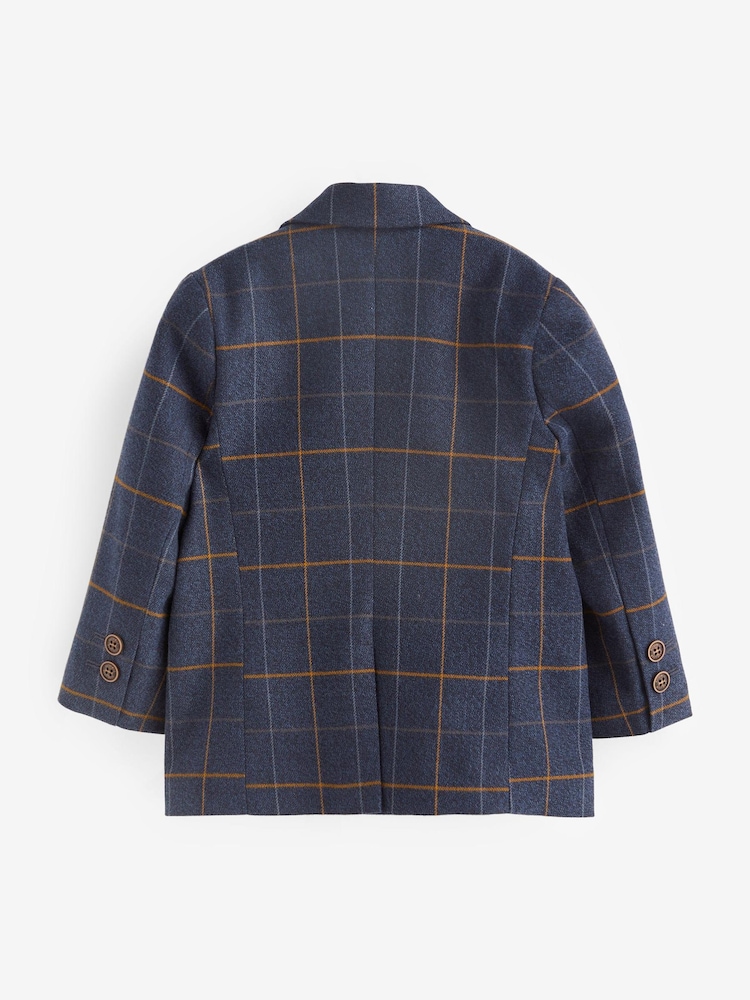 Navy Check Blazer (3mths-9yrs) - Image 6 of 6