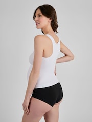 JoJo Maman Bébé White Maternity Support Vest - Image 2 of 3
