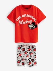 Red Disney T-Shirt and Cycling Shorts Set (3mths-7yrs) - Image 3 of 3