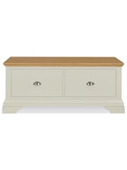 Bentley Designs Grey/Oak Hampstead Two Tone Grey/Oak Blanket Box - Image 2 of 3