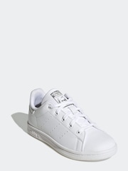 adidas Originals White Stan Smith Trainers - Image 3 of 7