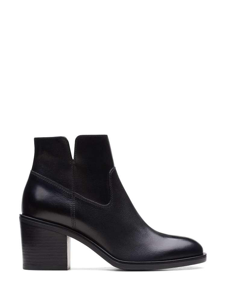 Clarks Black Leather Valvestino Lo Boots - Image 1 of 7