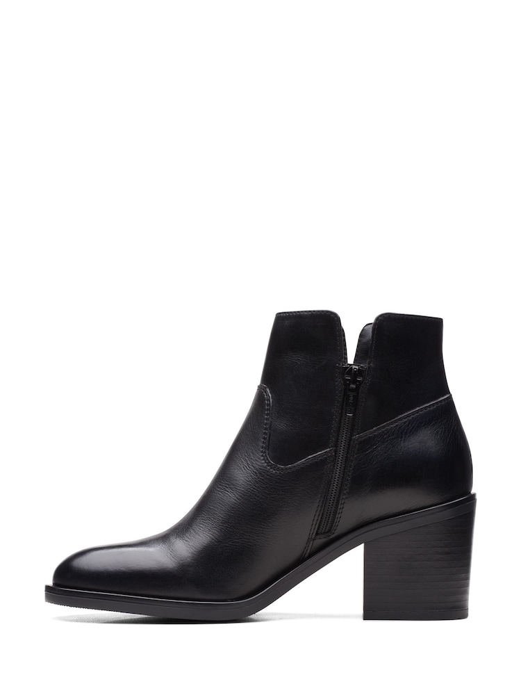 Clarks Black Leather Valvestino Lo Boots - Image 2 of 7