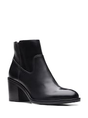 Clarks Black Leather Valvestino Lo Boots - Image 3 of 7