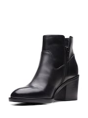 Clarks Black Leather Valvestino Lo Boots - Image 4 of 7