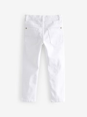White Skinny Fit Stretch Jeans (3-17yrs) - Image 2 of 2