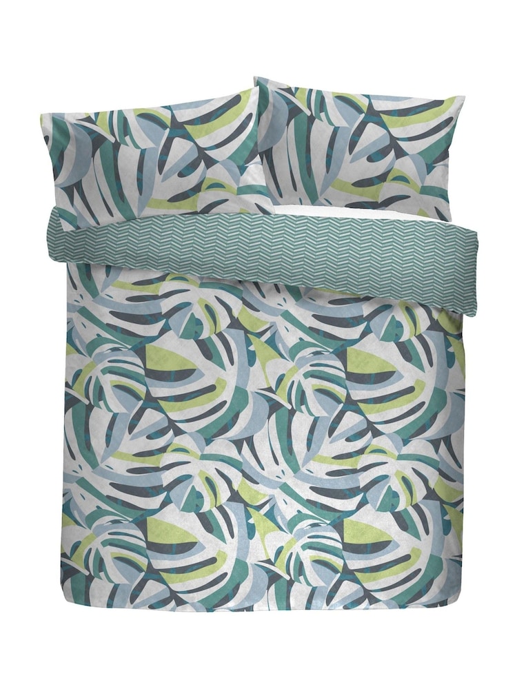 Fusion Green Akito Duvet Cover and Pillowcase Set - Image 3 of 3