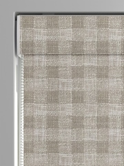Laura Ashley Brown Gingham Made To Measure Roman Blinds - Image 3 of 6