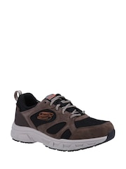 Skechers Brown Sunfair Trekking Low Cut Mens Trail Running Trainers - Image 3 of 6