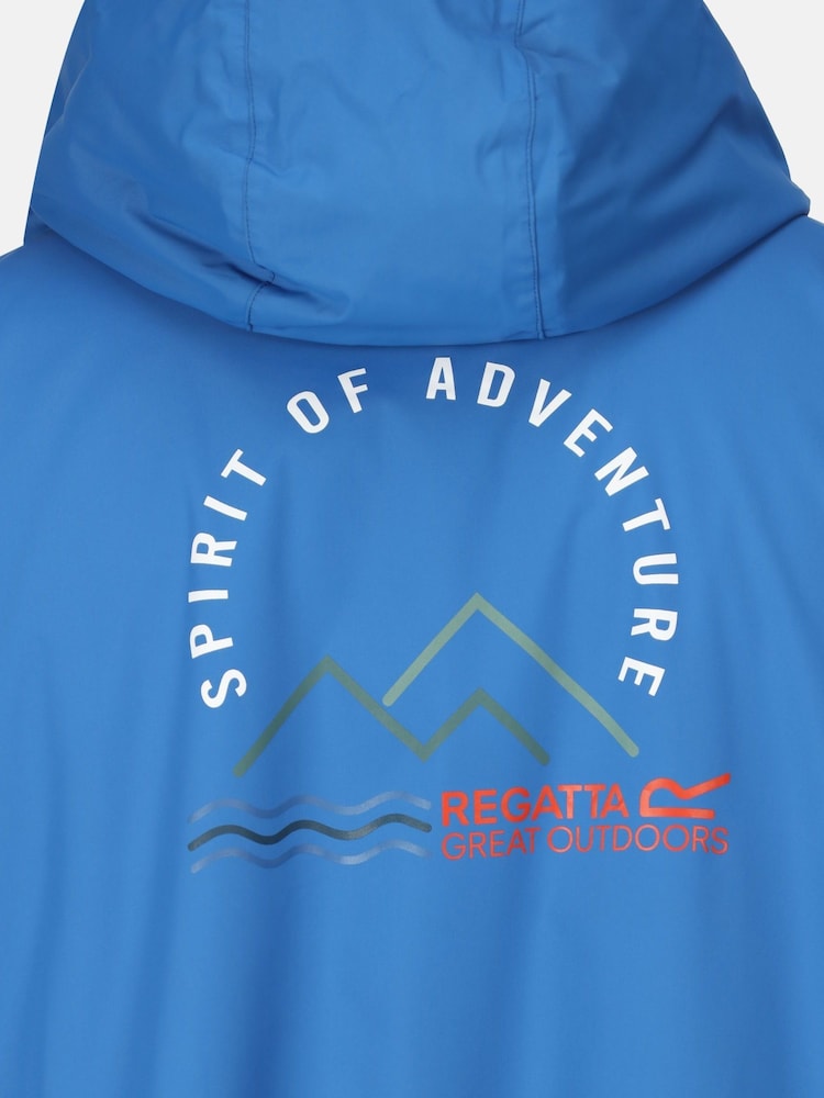 Regatta Dark Sky Blue Adult Waterproof Changing Robe - Image 11 of 12