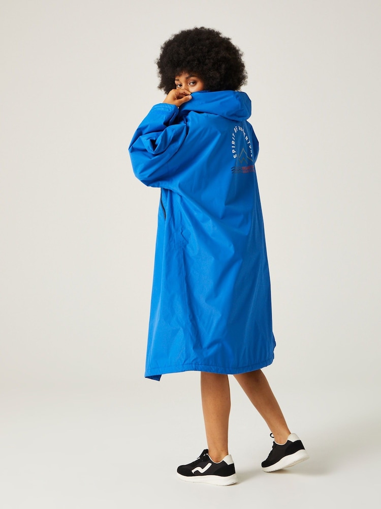 Regatta Dark Sky Blue Adult Waterproof Changing Robe - Image 2 of 12