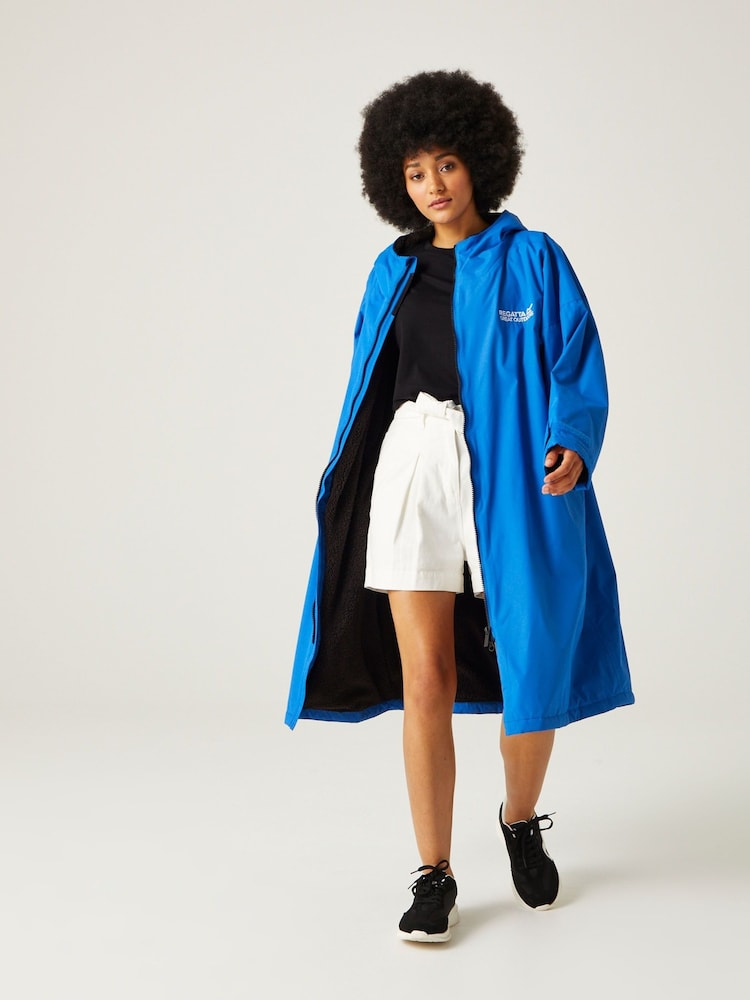 Regatta Dark Sky Blue Adult Waterproof Changing Robe - Image 3 of 12