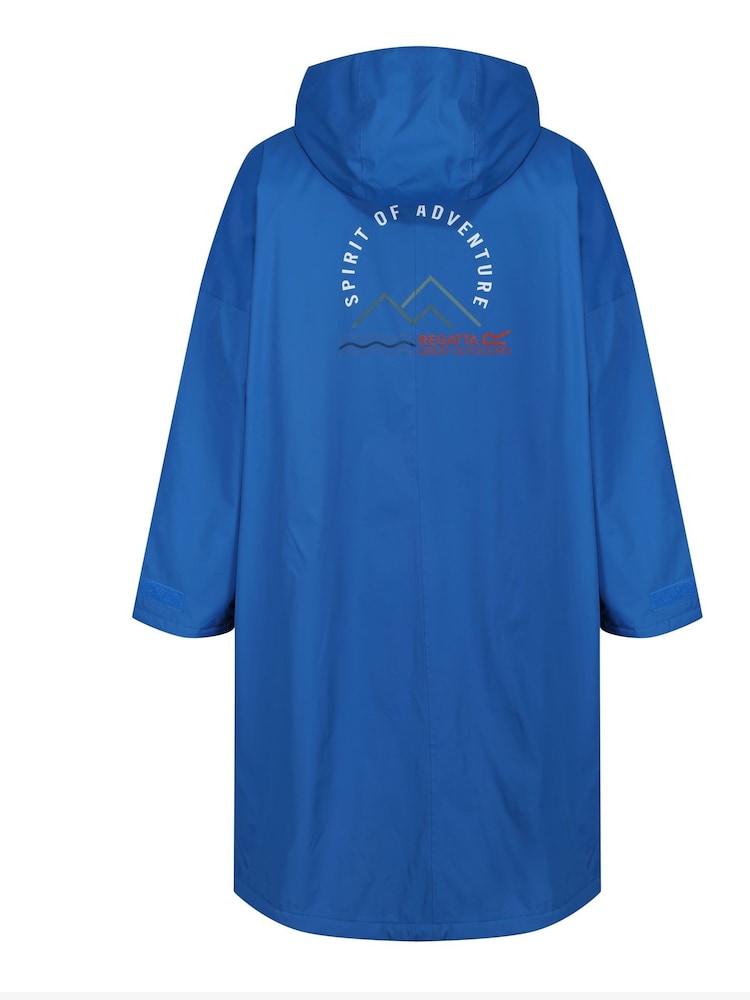 Regatta Dark Sky Blue Adult Waterproof Changing Robe - Image 8 of 12