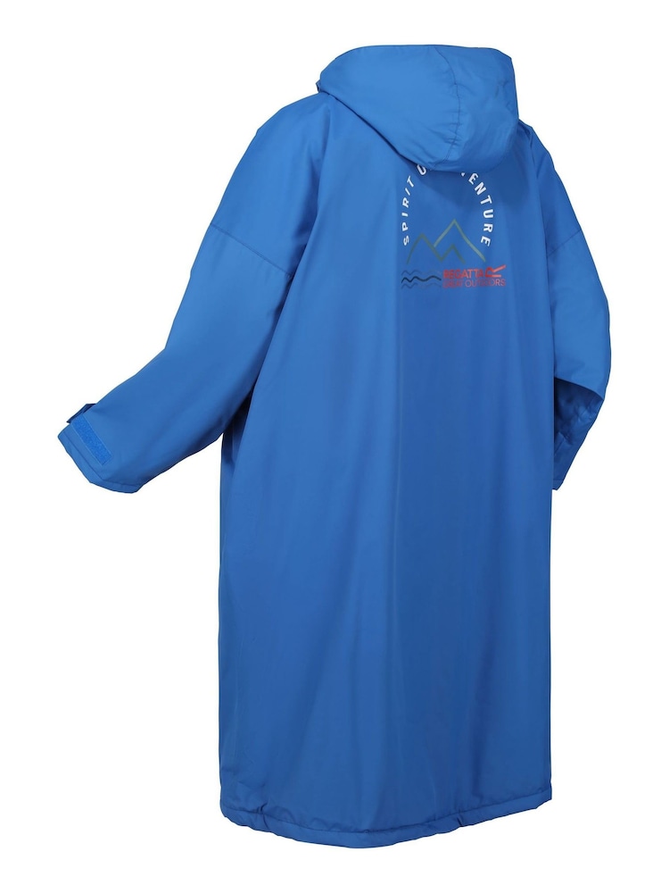 Regatta Dark Sky Blue Adult Waterproof Changing Robe - Image 9 of 12