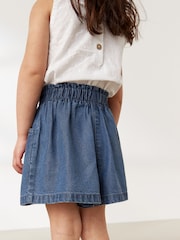 Denim Dark Wash (en) - Short boutonné (3 mois-7 ans) - Image 3 of 5