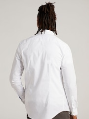 Tommy Hilfiger White Regular Fit Poplin Shirt - Image 2 of 8