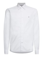 Tommy Hilfiger White Regular Fit Poplin Shirt - Image 5 of 8