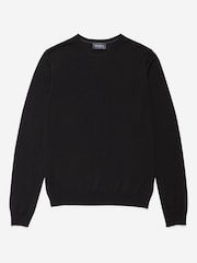 Oliver Sweeney Merino Wool Crew Neck Jumper - Image 6 of 6