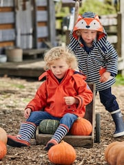 JoJo Maman Bébé Rust Cosy Fisherman's Jacket - Image 3 of 4