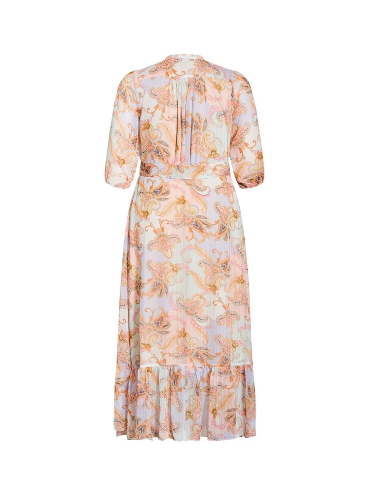 City Chic Purple Painterly Floral Maxi Dress - Image 4 of 4 City Chic Purple Painterly Floral Maxi Dress - Image 4 of 4