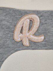 Reiss Pale Pink/Grey Marl Orla 4-9 yrs Colourblock Joggers - Image 7 of 7