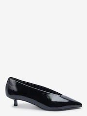 Black Forever Comfort® High Cut Kitten Heel Court Shoes - Image 2 of 5