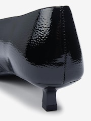 Black Forever Comfort® High Cut Kitten Heel Court Shoes - Image 5 of 5