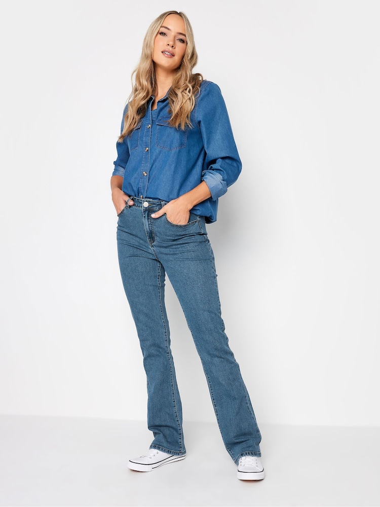 Long Tall Sally Blue Bootcut Jeans - Image 3 of 4